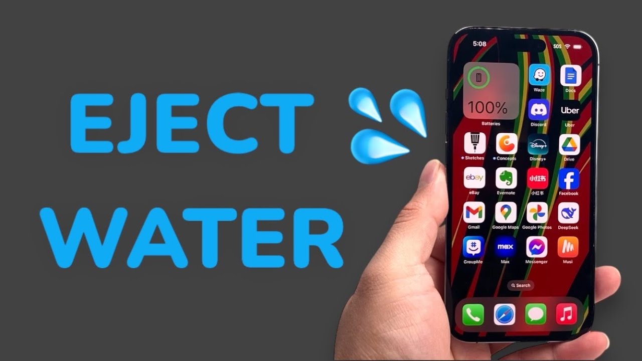 How To Eject Water From iPhone