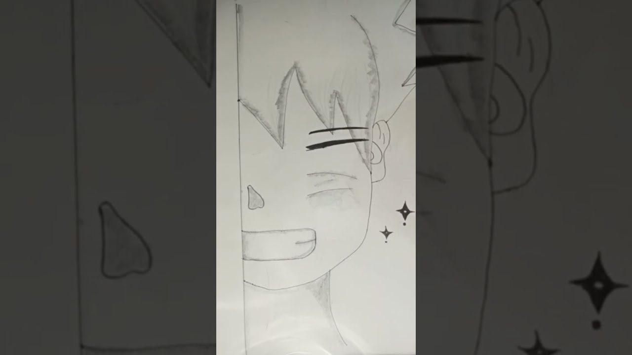 How to draw Easy anime boy drawing || How to do shading in anime boy sketch