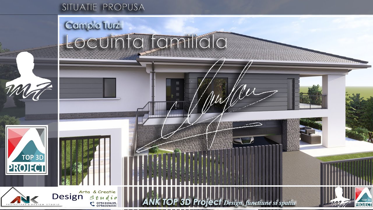 Locuinta  stil mediteraneean ANK Top 3D