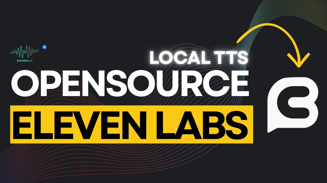 Альтернатива ElevenLabs с открытым исходным кодом! (Полностью БЕСПЛАТНО)