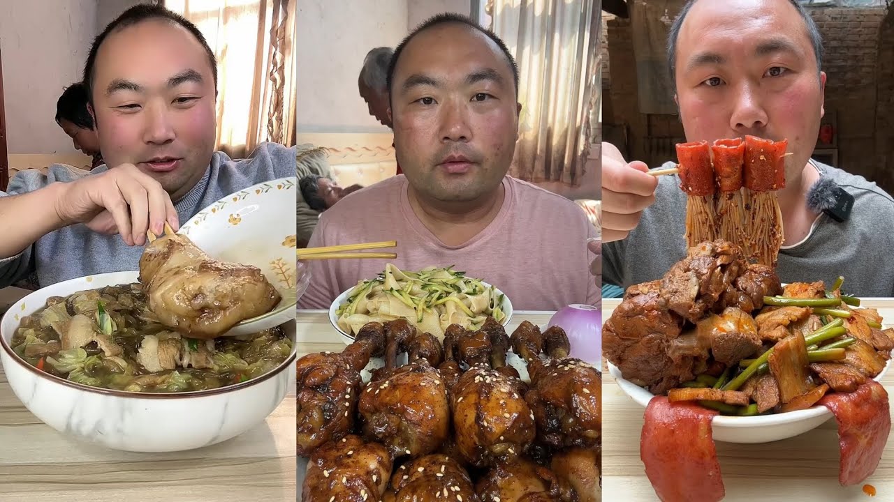 YUMMY #169 : Eat pig brain belly pork, bone head pig🐷,Noodles🍜..#belly #delicious  #mukbang #eating