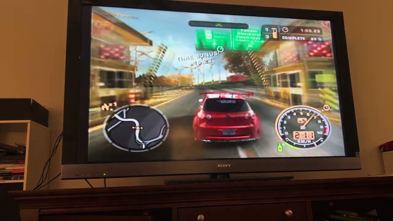 Need For Speed Most Wanted PS2 Tollbooth Time Trial Challenge 1 2:02.99 