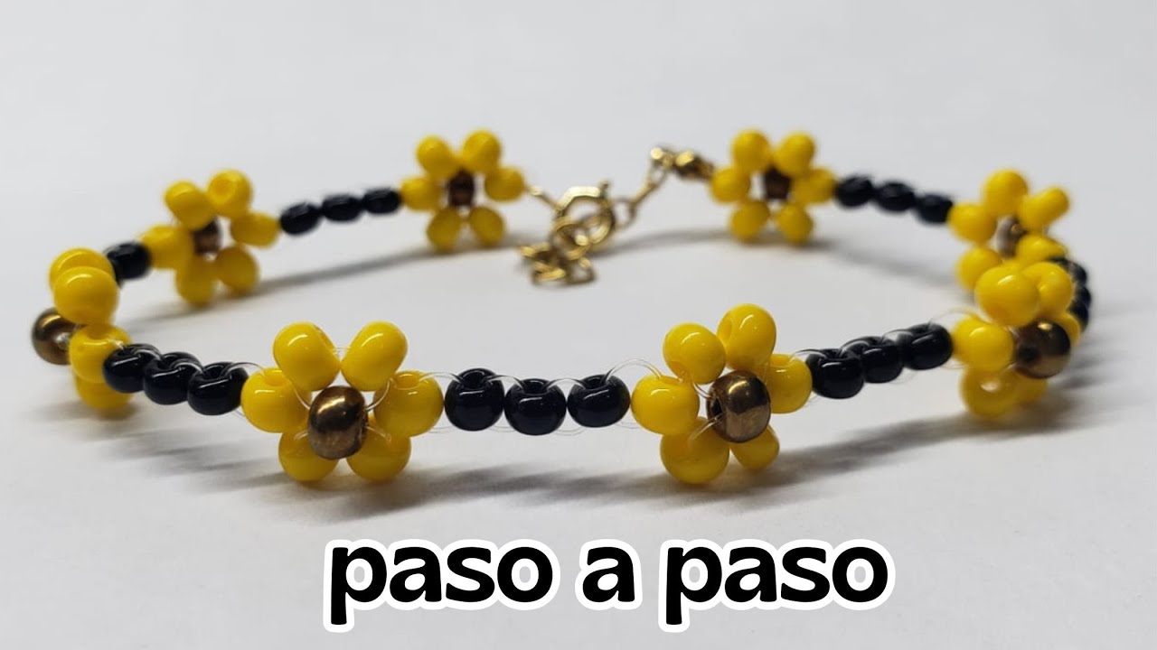 Hermosa pulsera Girasol negro