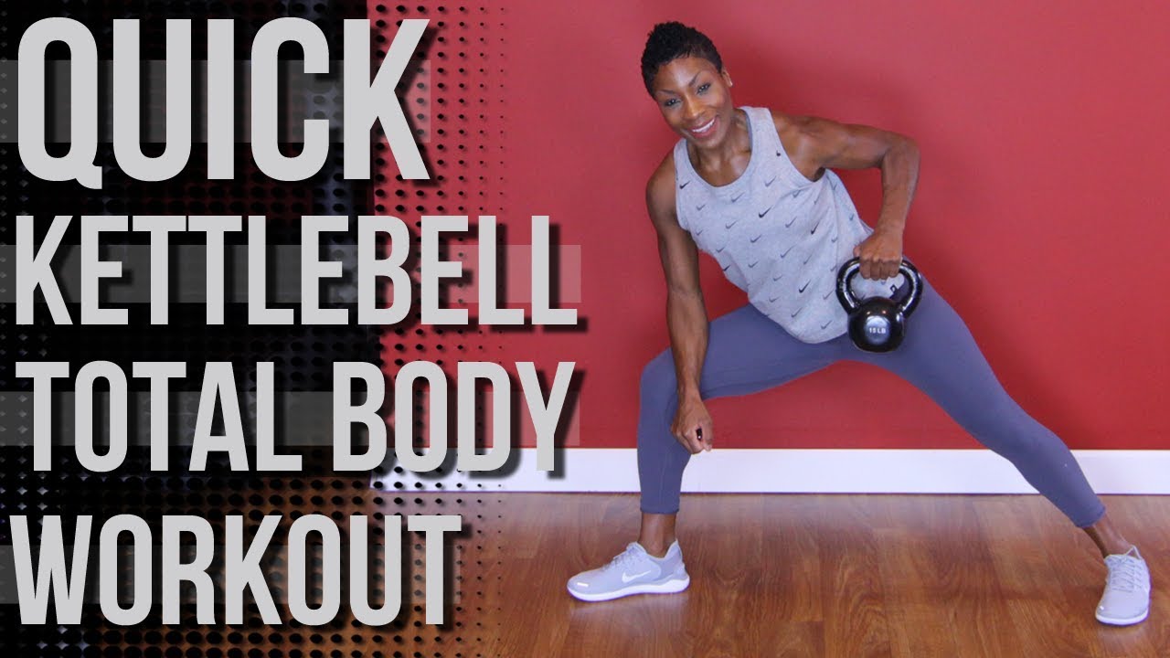 Quick Kettlebell Total Body Workout | Follow Along | Quick & Efficient