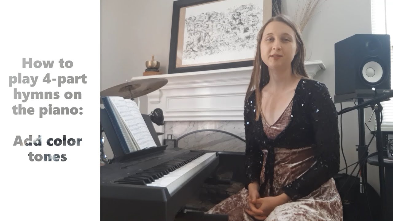 How to play hymns on the piano | 5. Add color tones