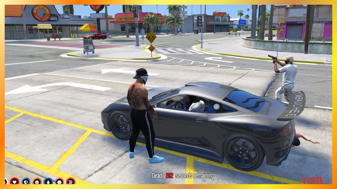 Сисайд хлопает GG за угон машины | NoPixel GTA RP