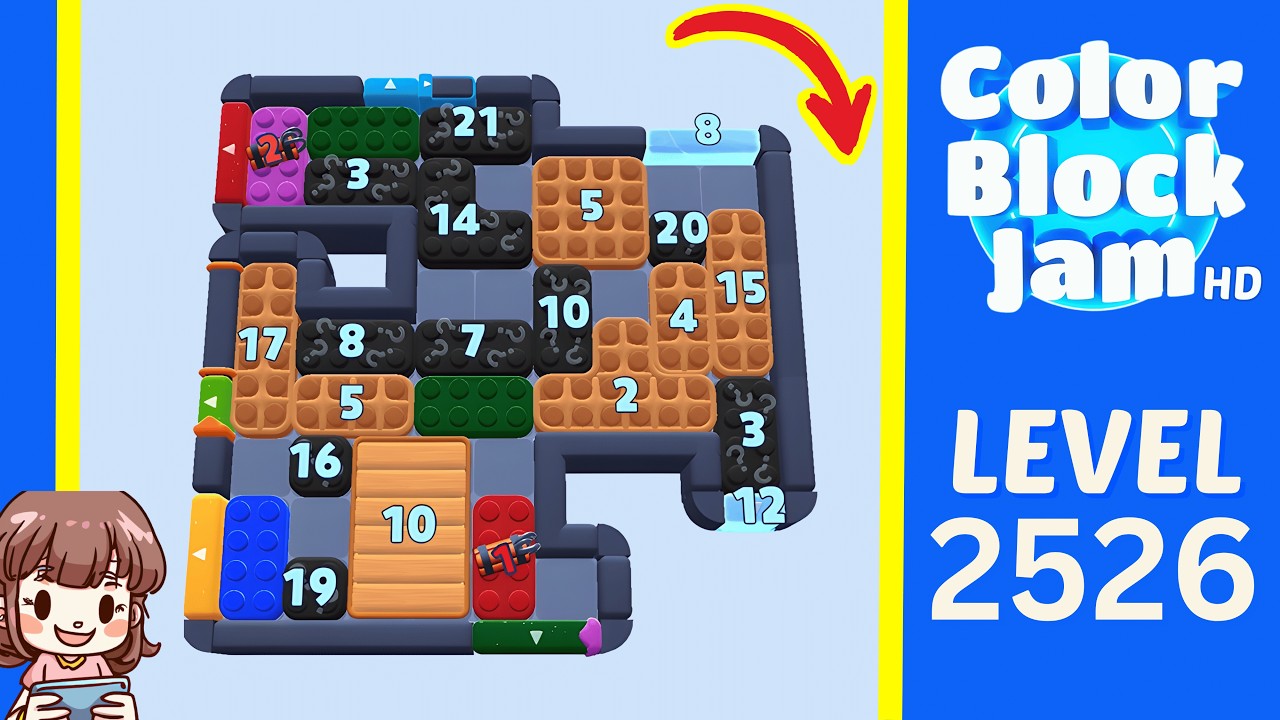 Color Block Jam Level 1615 (2526) Solution Walkthrough