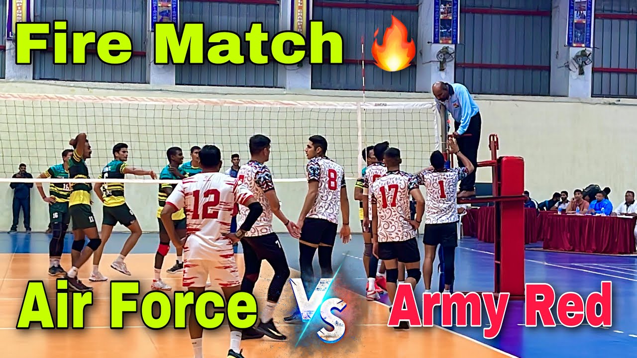 Fire Match 👌 Air Force Vs Army Red | Set 3 | Semifinal’s 💥 Services Championship