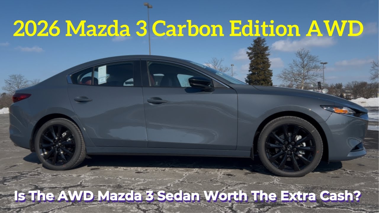 Mazda 3 Carbon Edition 2026 года: Является ли Mazda 3 ЛУЧШИМ компактным седаном?