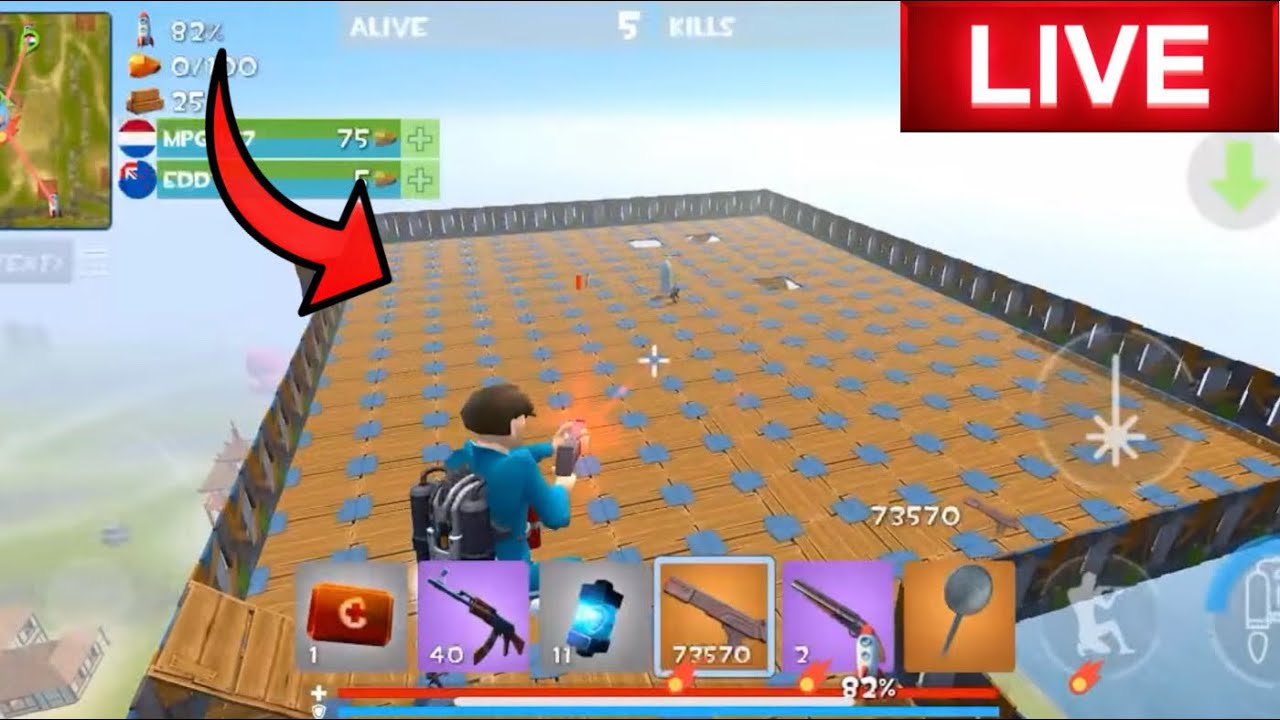 Building in Rocket Royale + hackers livestream😱