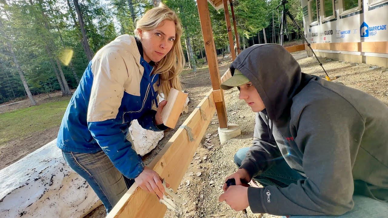 Building a Massive Porch on our Off Grid Home