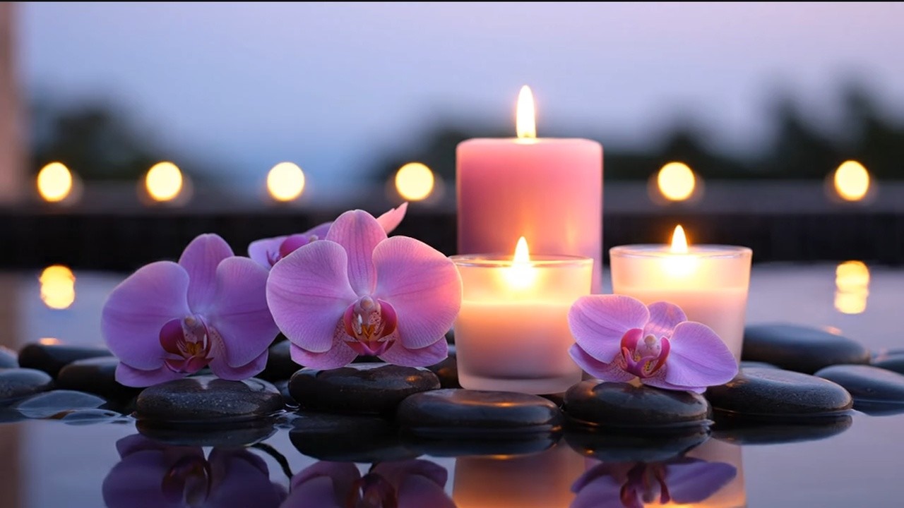 🌿Gentle Piano & Soft Candlelight | Sleep Music, Relaxation & Stress Relief