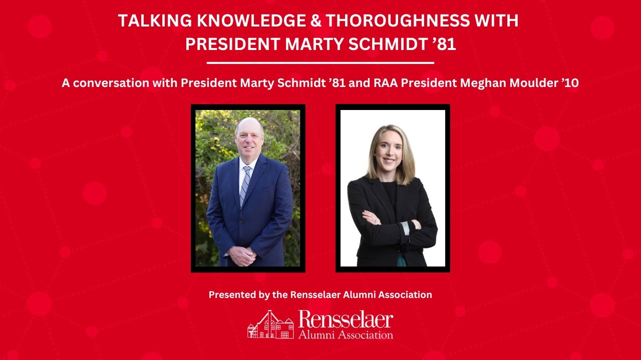 Talking Knowledge & Thoroughness: A One-on-One with RPI President Marty Schmidt ‘81