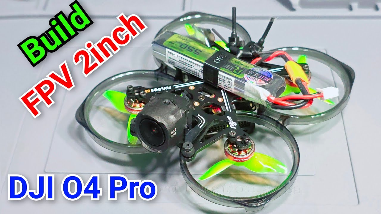Ráp FPV 2 inch tập chơi, DJI O4 Pro, FC Super F405HD, Kit FlyLens 85
