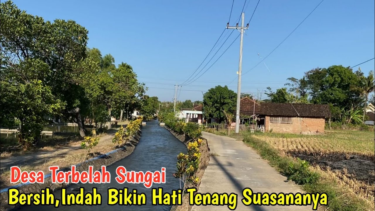 Luar Biasa Keindahan Desa Ini Bersih Rapi Suasananya Bikin Hati Tenang