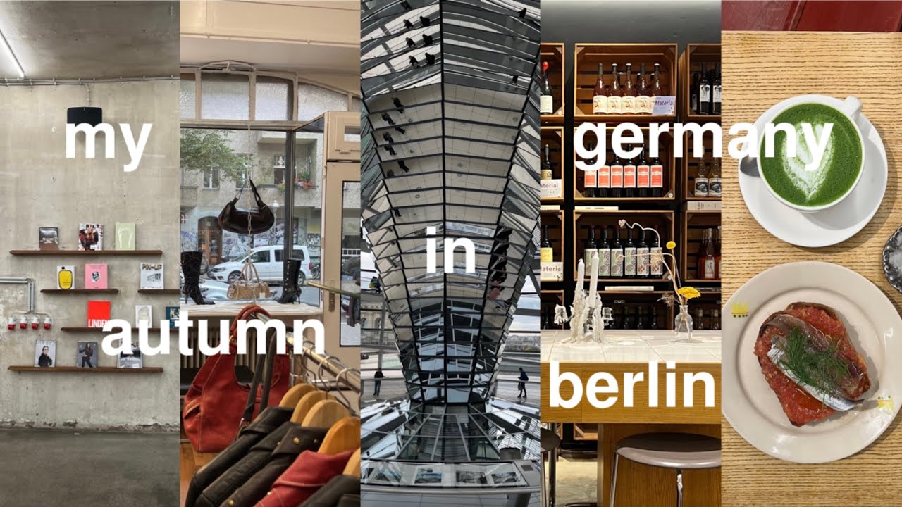 berlin autumn vlog 🍂 vintage shops in kreuzberg, caf&eacute;s and fall moments