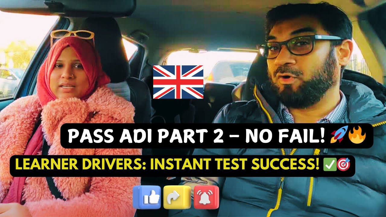 PASS ADI PART 2 & UK DRIVING TEST – NO FAIL TIPS! 🚗✅| UK DRIVING TEST SECRETS! ADI & LEARNERS