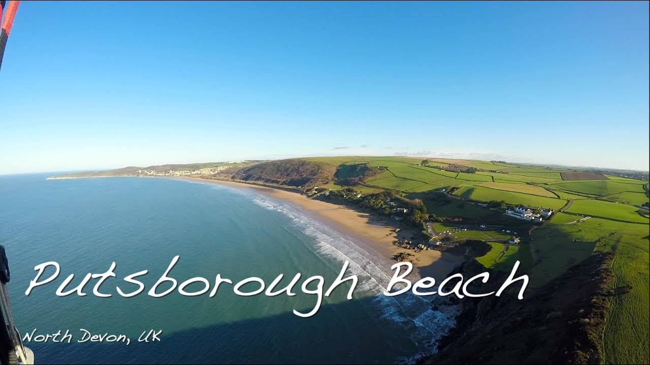Paragliding Putsborough, North Devon - HD 1080p