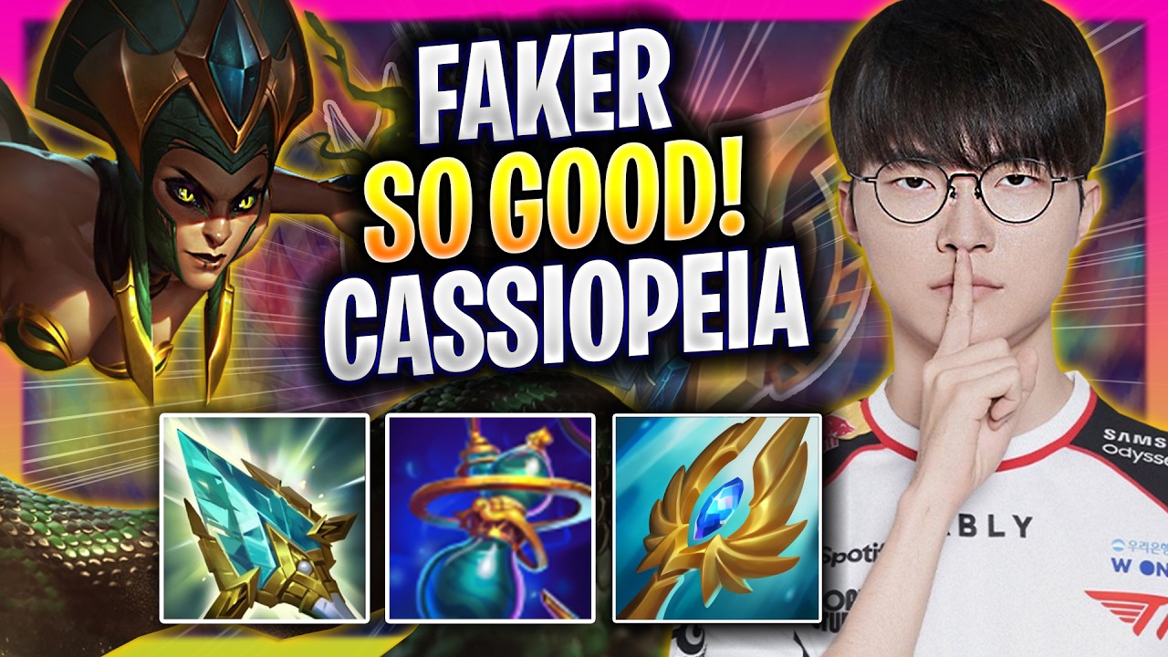 FAKER IS SO GOOD WITH CASSIOPEIA! - T1 Faker Plays Cassiopeia MID vs Galio! | Season 2026