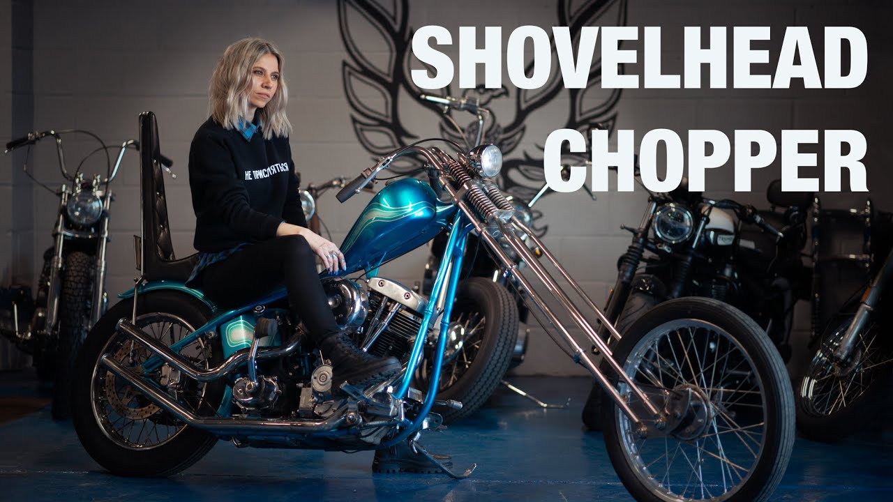 SHOVELHEAD CHOPPER BUILT BY 23 YEAR OLD / SO - LOW CHOPPERS / Custom Series by Tomboy a Bit