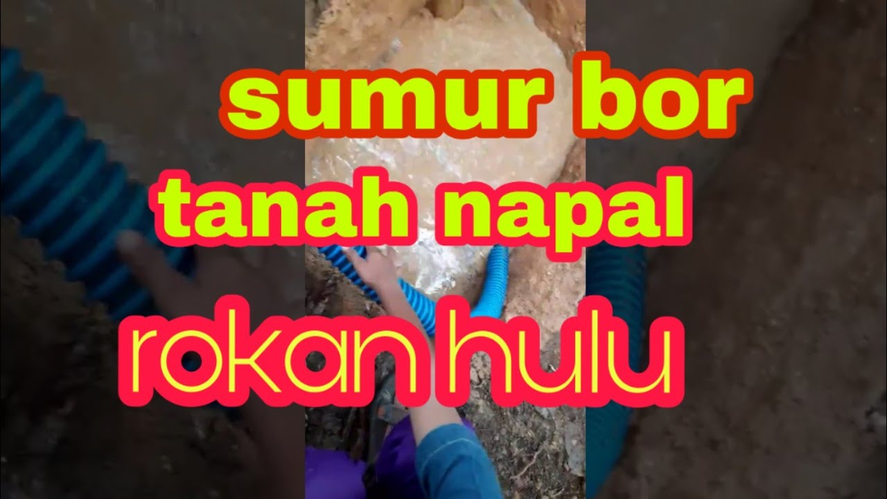 SUMUR BOR TANAH NAPAL DAN CARANYA.