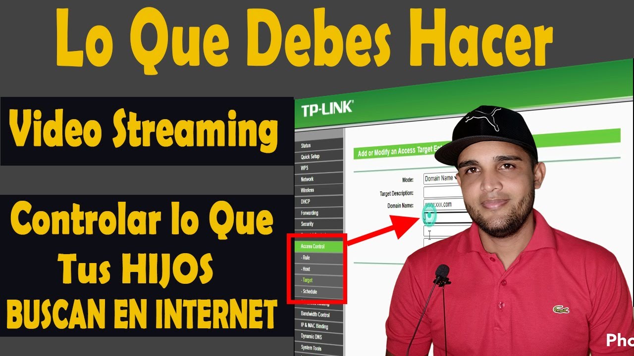 Como Configurar un Router TPLINK TL-wr741ND (wifi) Control de ACCESO -  STREAMING