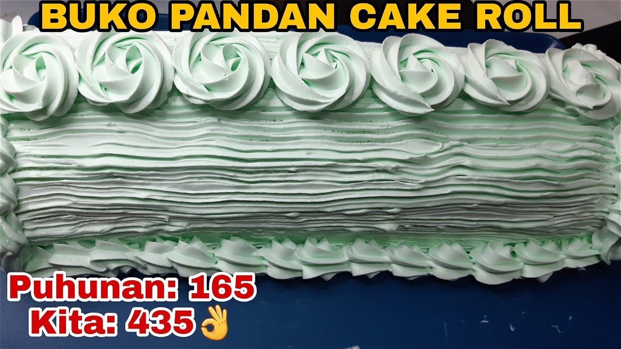 BUKO PANDAN CAKE ROLL for only 165 pesos | Makes 2 Cake Rolls | Negosyo Recipe