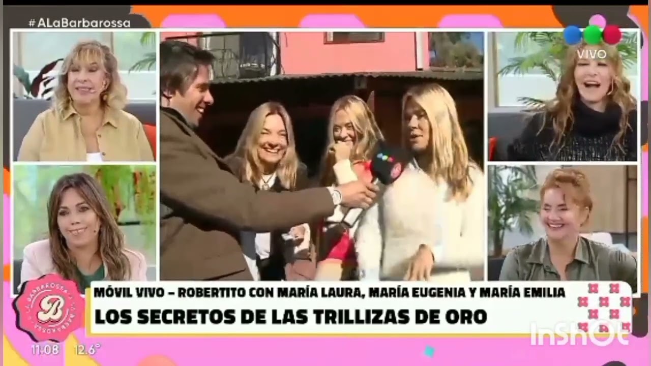 #FansTrillizasdeOro- Entrevista a Las Trillizas en el programa de Georgina Barbarossa