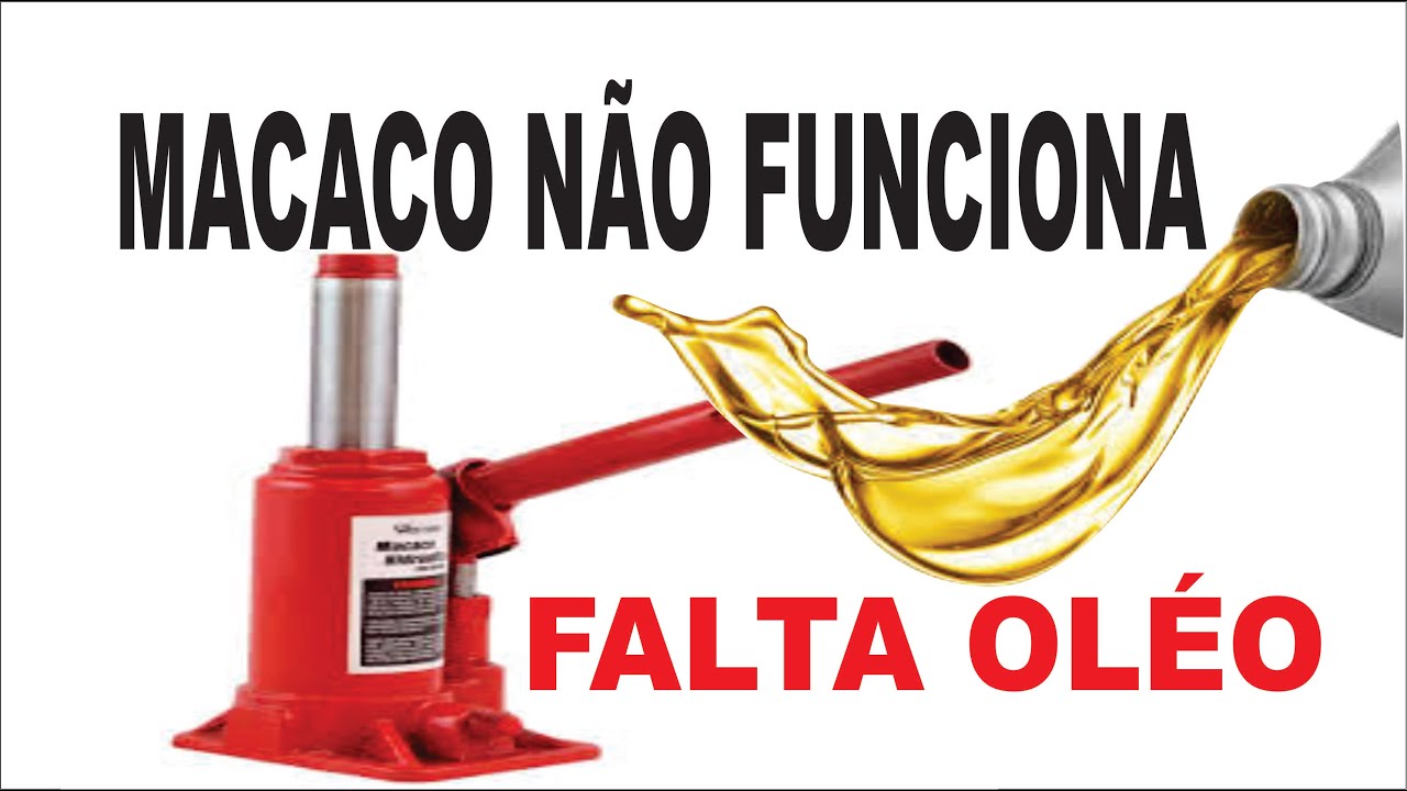 COMO COLOCAR ÓLEO NO MACACO HIDRÁULICO