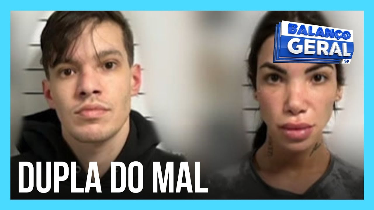 Influenciadora e modelo são presos sob suspeita de tortura e roubo de R$ 40 mil