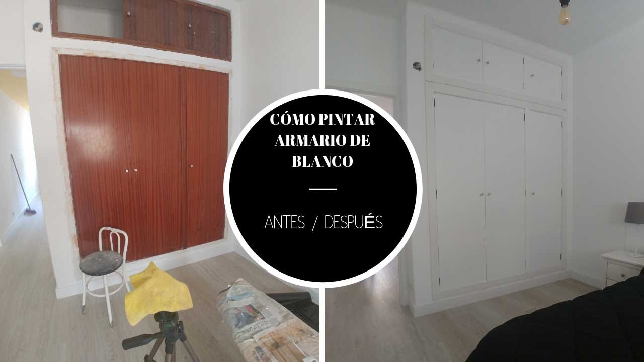 🎨 Pintar tu Viejo Armario de Blanco ❤️ [DIY TUTORIAL]