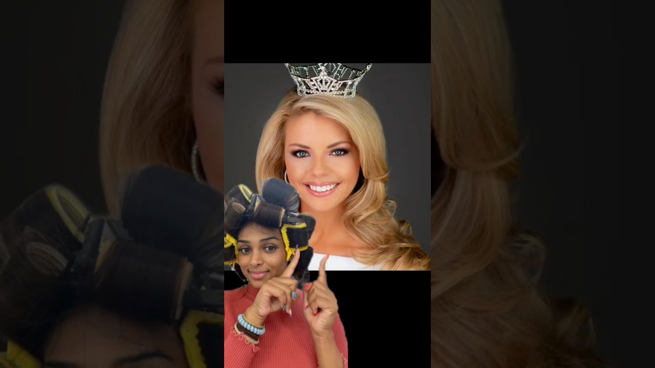 Pageant hair