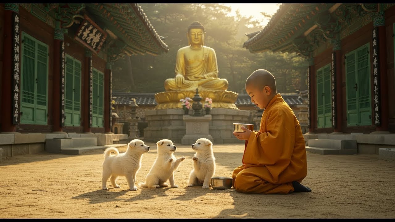 스님, 이 강아지들은 저처럼 버려졌단 말입니다! 5살 동자승의 울부짖음에 주지스님은 깊은 고민에 빠졌다 불교설화반전실화오디오감동사연