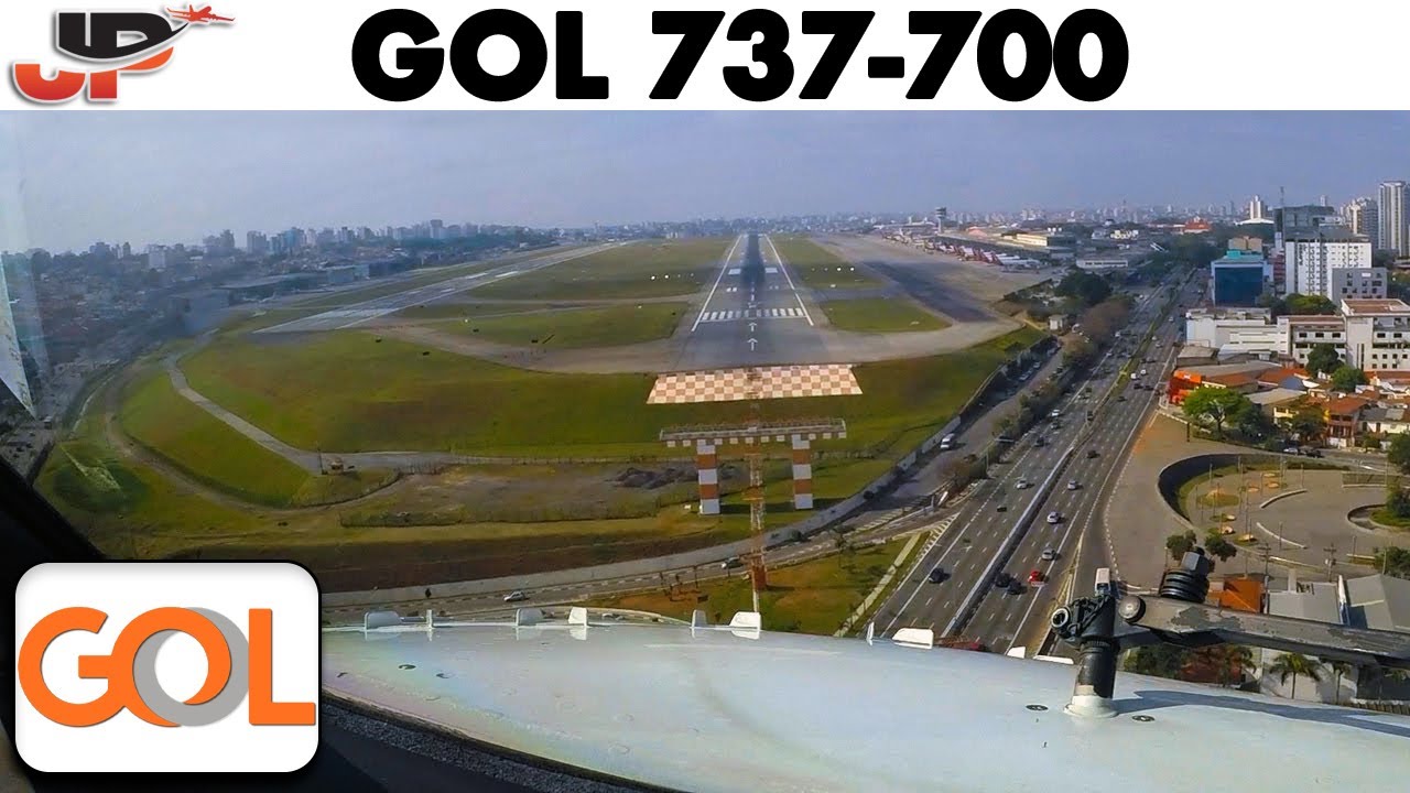 Pilotsview BOEING 737 into CONGONHAS Runway 17R