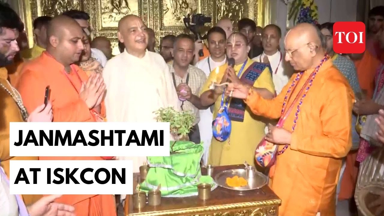 Watch: Delhi ISKCON temple celebrates Janmashtami