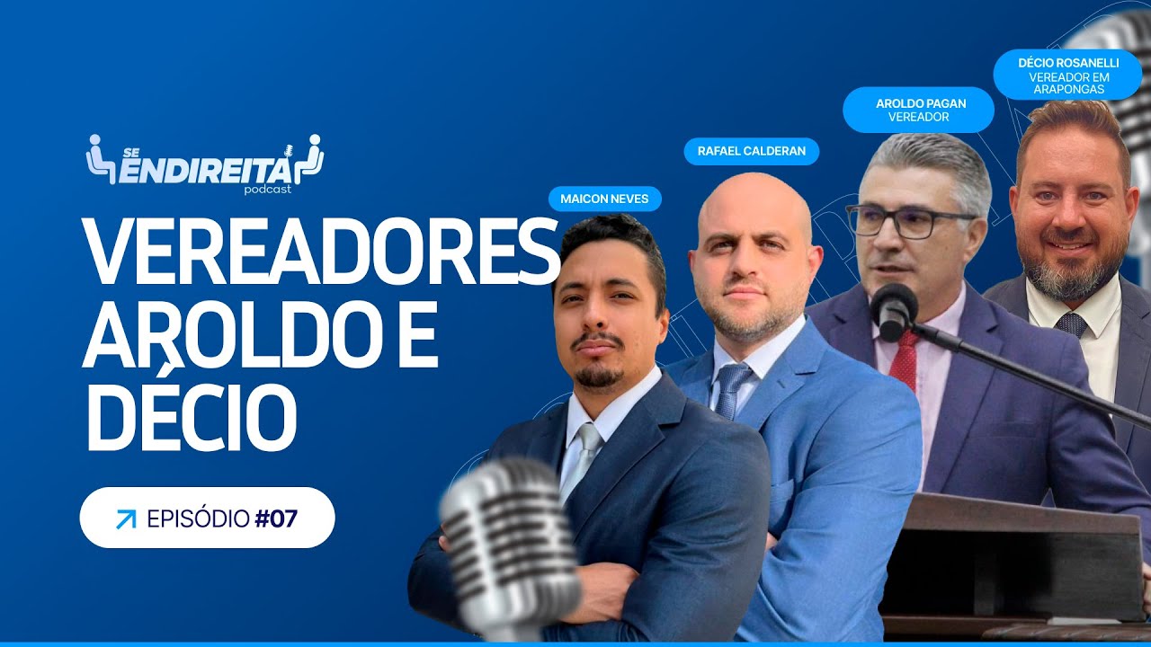 2026 e os rumos da política, uma análise/debate com os vereadores Aroldo e Décio de Arapongas