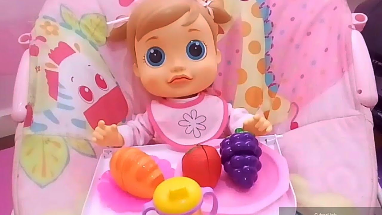 BABY WOW ANALU: Boneca Que Aprende a Falar. Se Preparando Para ir ao Parque