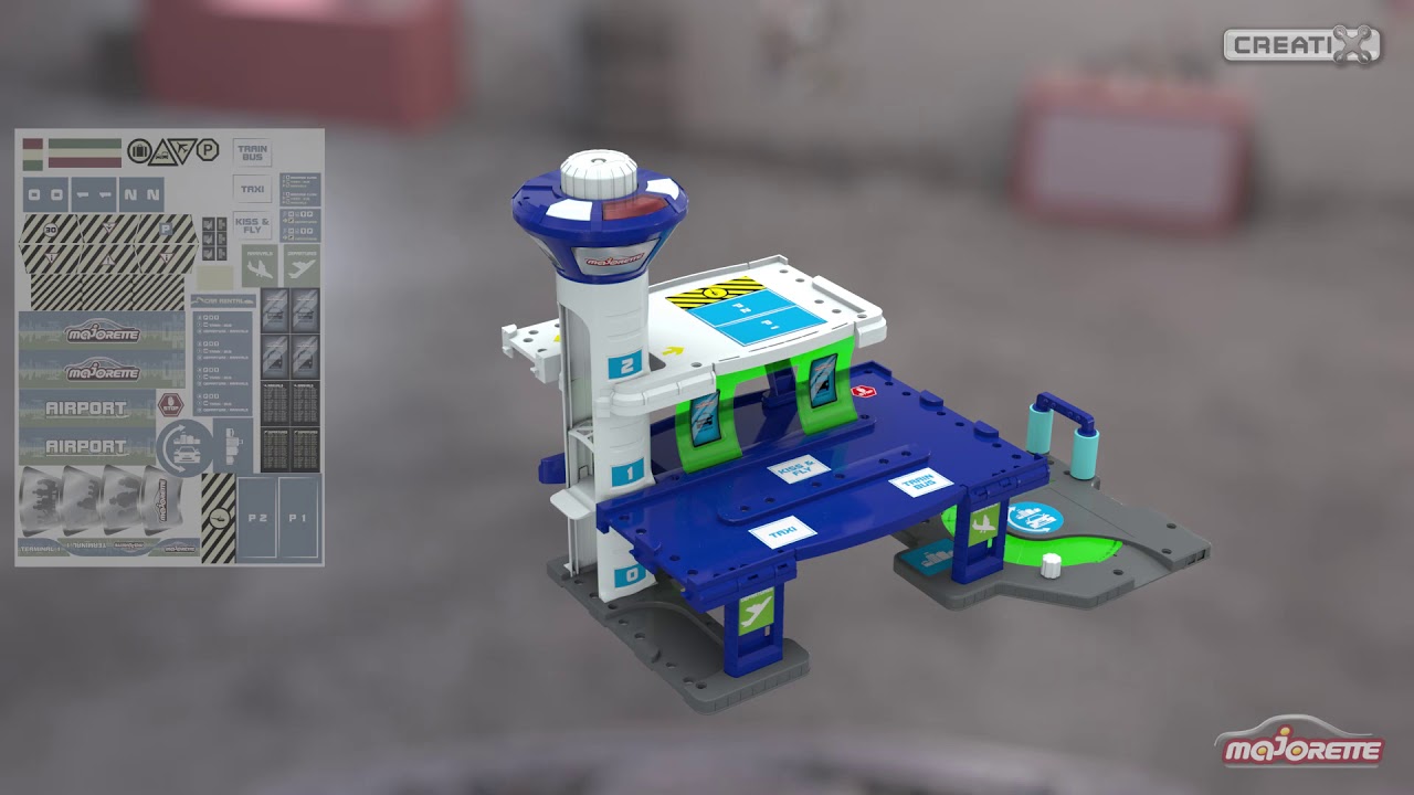 Majorette Creatix Airport Playset - Aufbauvideo - Instruction Manual