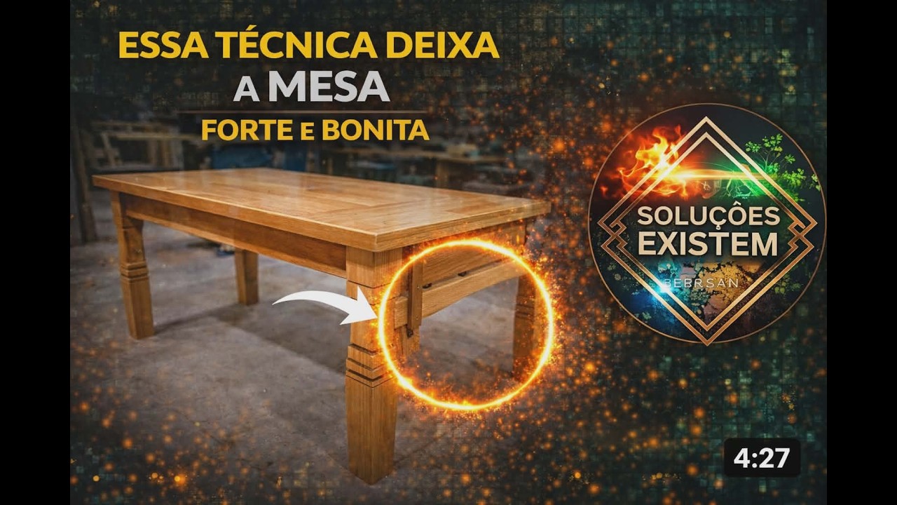 COMO REFORÇAR A ESTRUTURA E ENFEITAR SUA MESA DE MADEIRA / Dicas Muito Importantes, confira