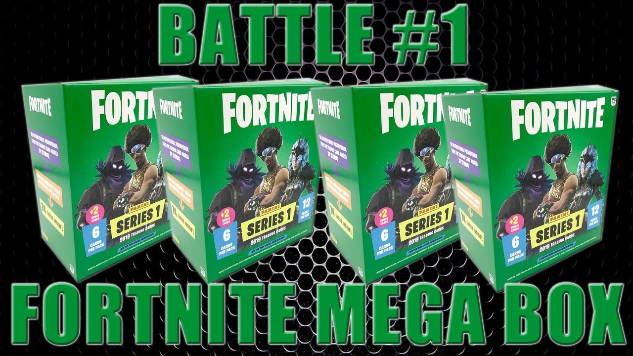 Panini FORTNITE TRADING CARDS SERIE 1 | MEGA BLASTER BOX BATTLE (4x) | Unboxing