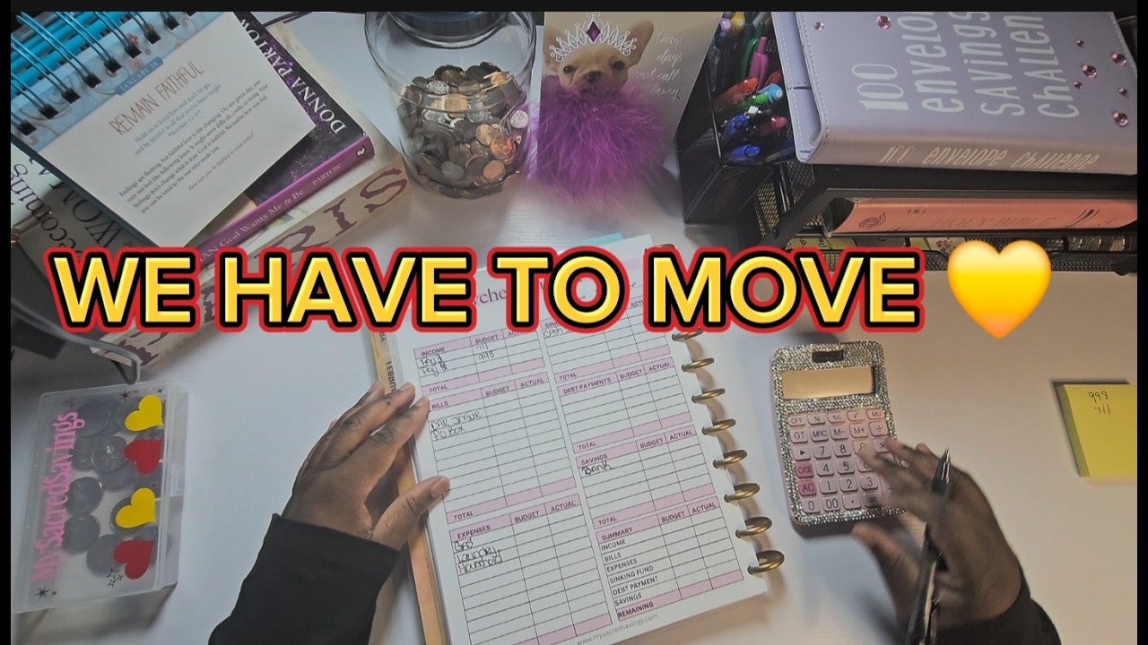 Paycheck 3 & 4 Budget 2/20 | We Have to Move | Real Life Budgeting 💛