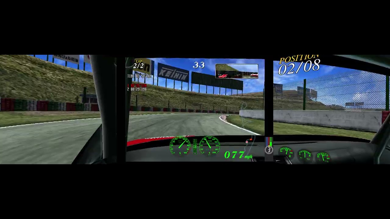 F355 Challenge Deluxe (NAOMI): Suzuka Simulator Mode Race - Flycast Emulator (PC)