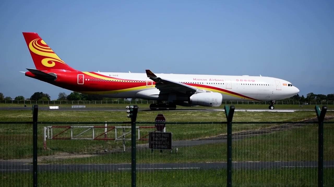 HU752 - Hainan Airbus A330 (B-1022) Dublin (DUB) - Beijing (PEK) - 18-May-25, 12:15. Very Loud.
