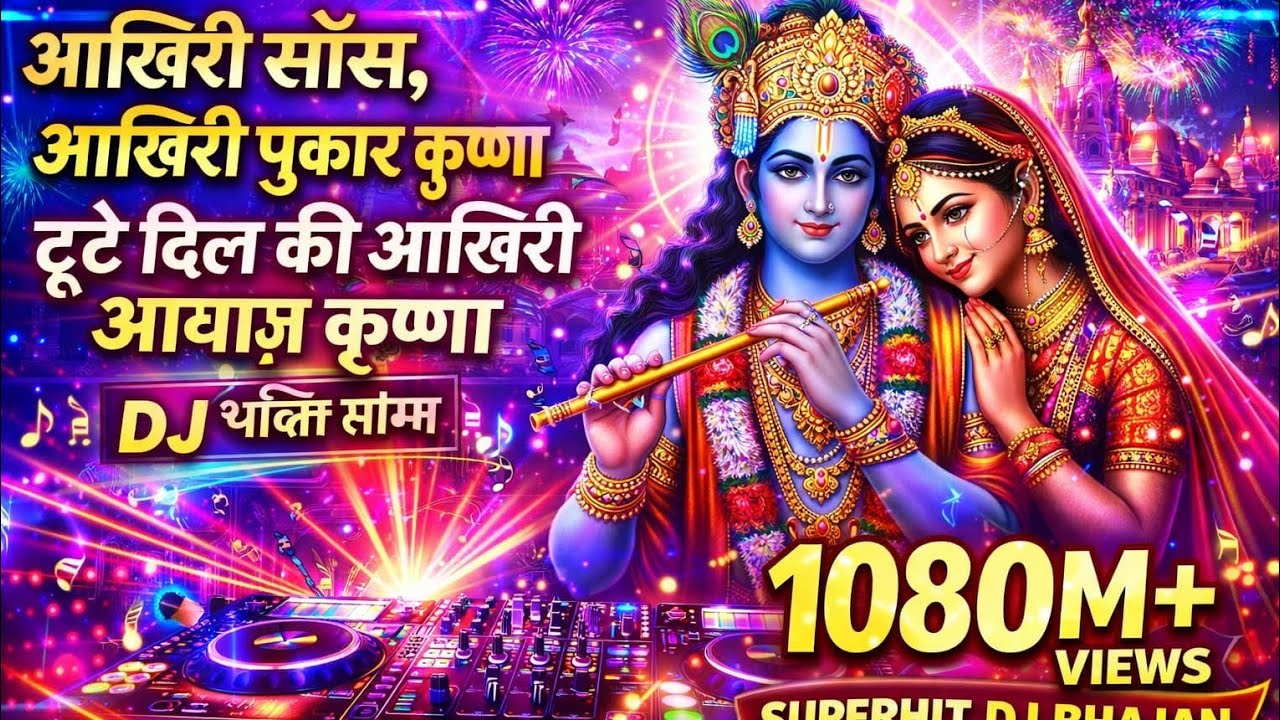 आखिरी साँस आखिरी पुकार कृष्णा |टूटे दिल की आखिरी आवाज़ |Radha Krishna DJ Bhajan|Superhit Bhakti Song