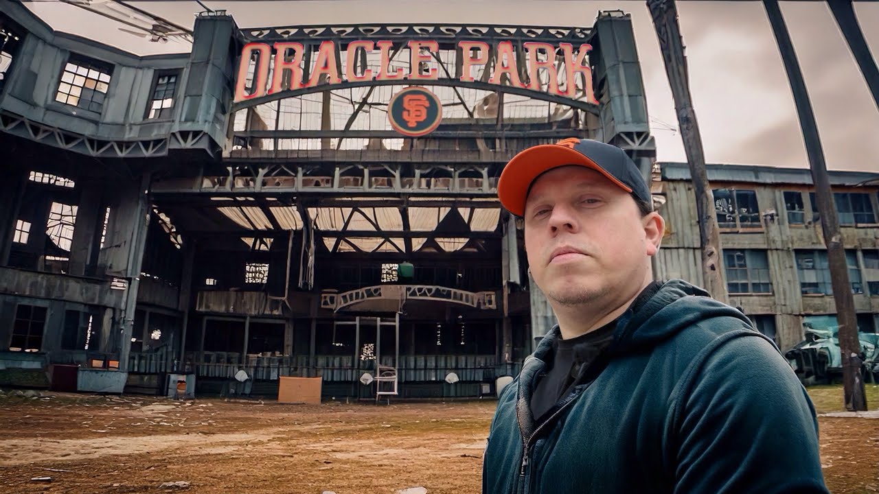 Oracle Park deserted surroundings
