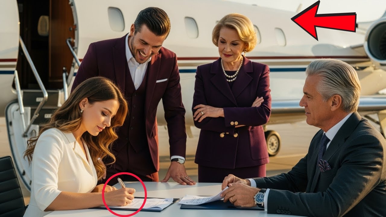 She Signed The Divorce Quietly — Then Stunned Everyone Stepping Off The Billionaire's Private Jet