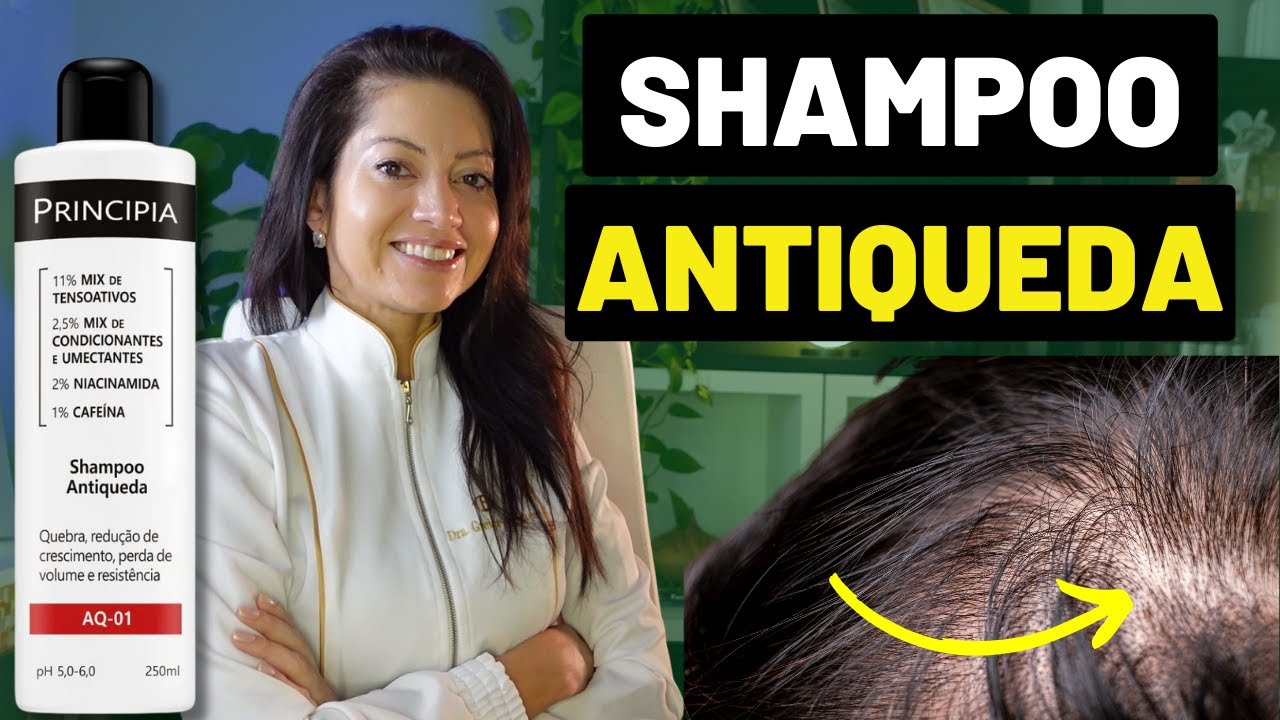 Melhora em 100% da Queda e Crescimento dos Cabelos. Shampoo Antiqueda Principia | Dra. Greice Moraes