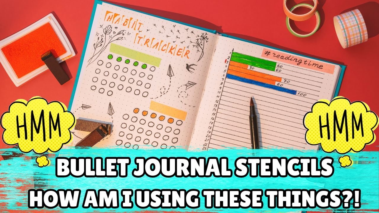 Bullet Journal Stencils | Notebook Therapy Stencils for B6 Common Planner?