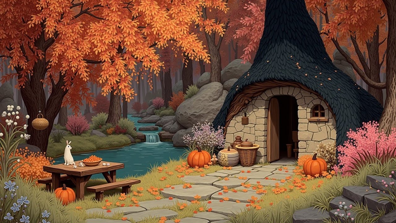 Cozy Vintage Oldies Music for an Autumn Forest Retreat & Relaxing Chill Vibes