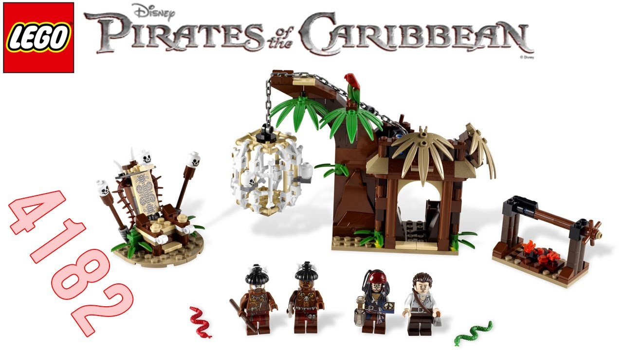 LEGO Pirates of the Caribbean 4182 The Cannibal Escape Unboxing Speed Build Review